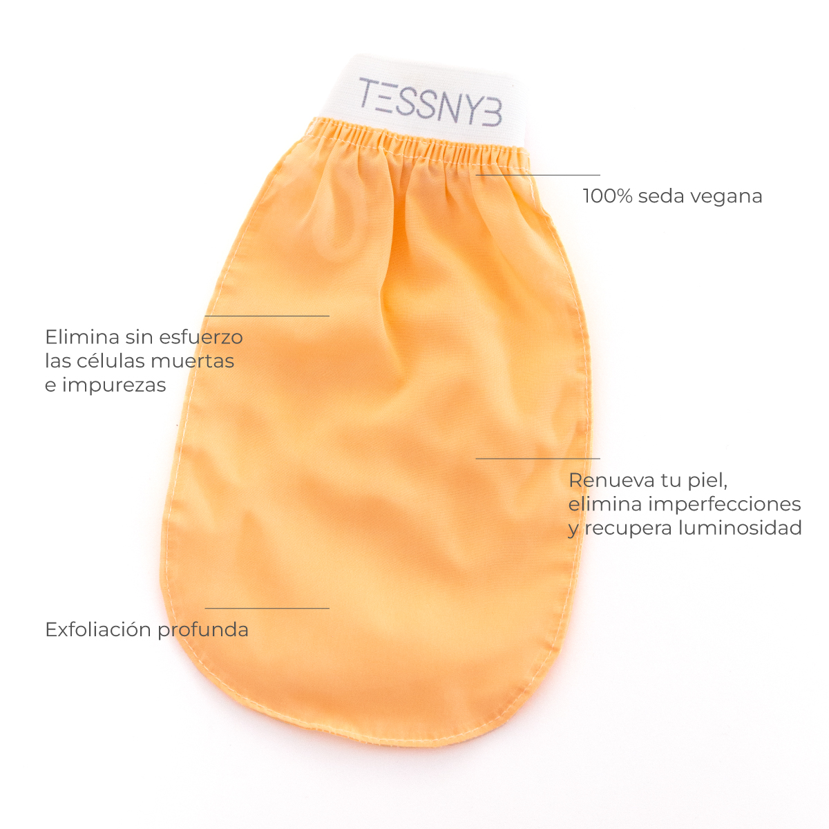 TESSNYB guante exfoliante